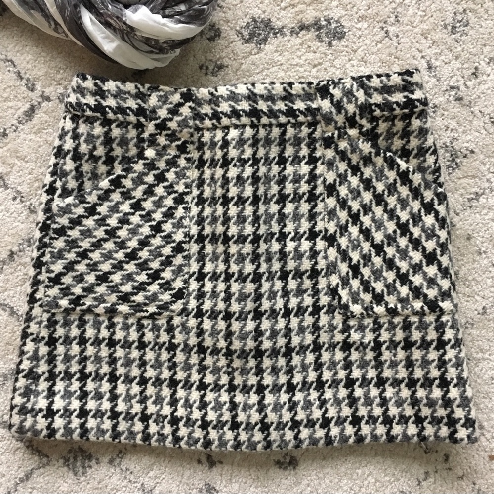 J. Crew • NWOT Tweed Wool Mini Skirt